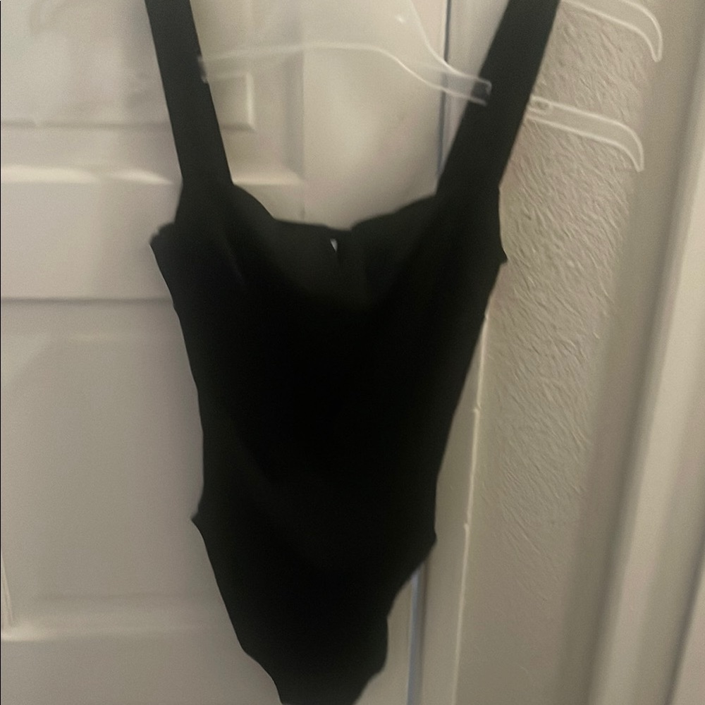 Black One-Piece Swimsuit